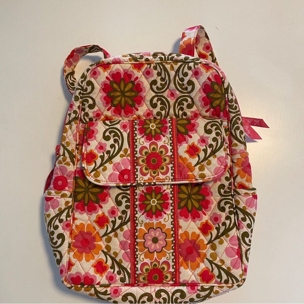 Vera Bradley Floral Backpack, excellent condition!